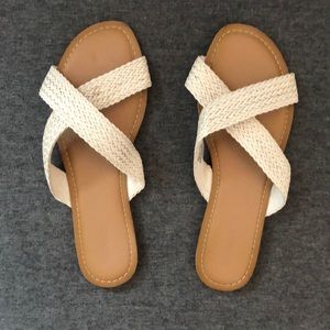 White old navy new sandals